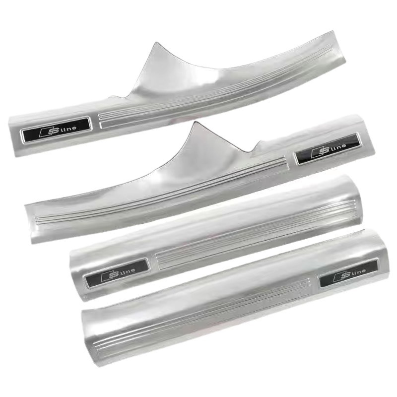 Applicable to Audi threshold bar A6L/Q5L/a4/A7 special car welcome pedal interior decoration color change decorative guard plate