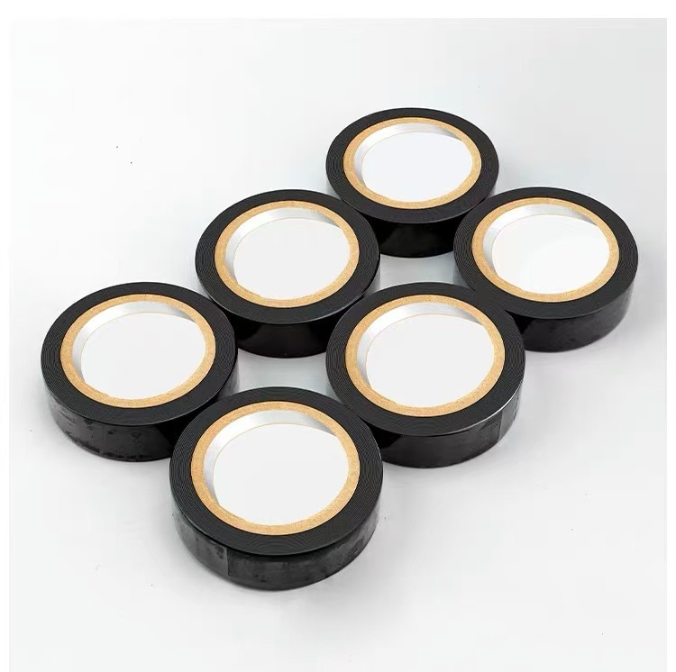 Cross-Border Dropshipping Black Electrical Tape Wholesale Waterproof High Viscosity Pvc Electrical Insulation Tape Rubber Tape