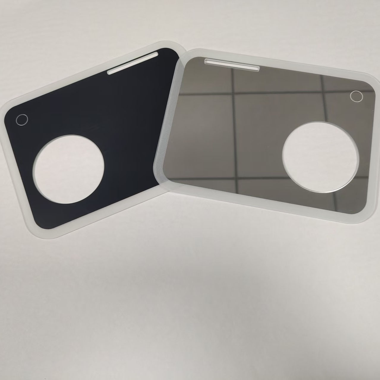 Customized Home Bathroom Led Smart Light Glass Lens Bedroom Dressing Table Makeup Table Lighted Mirror Led Lighted Mirror