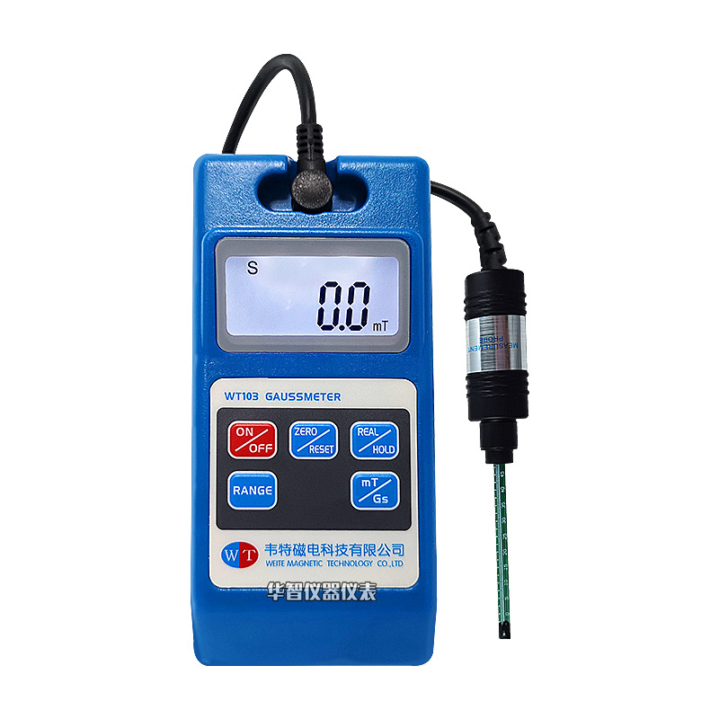 Waite WT103/WT105 Magnet Gaussmeter Handheld Digital Teslagometer Surface Magnetic Strength Tester