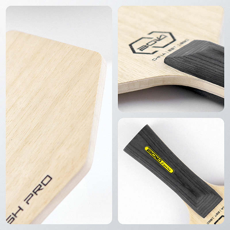 Fight hexagonal table tennis bottom plate special-shaped five-layer pure wood bottom plate lymphatic wood Ayus pure wood table tennis bottom plate