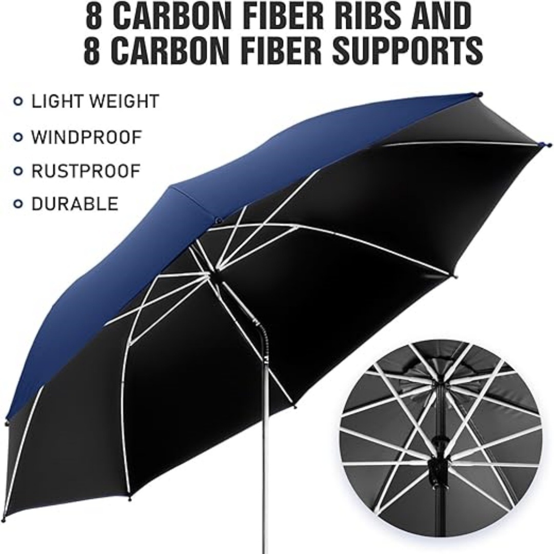 Cross-Border Sunshade Umbrella, Outdoor Camping Folding Beach Chair, Detachable Fishing Umbrella, Stroller Travel Clamp Umbrella, Cross-Border