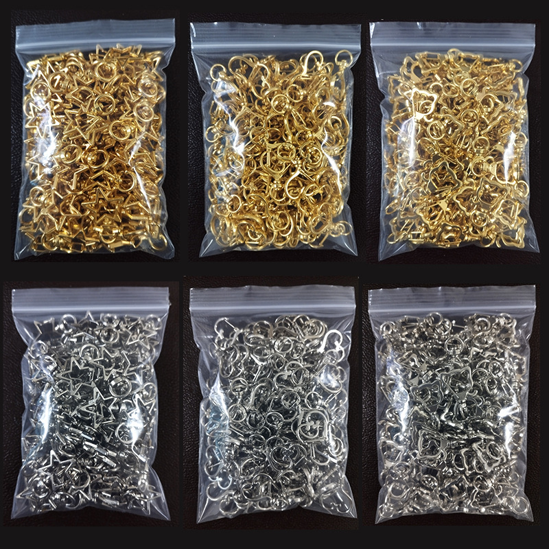 Special-Shaped Keychain Jewelry Accessories Crafts Connecting Buckle Heart-Shaped Key Ring Small Gift Pendant Hook Buckle