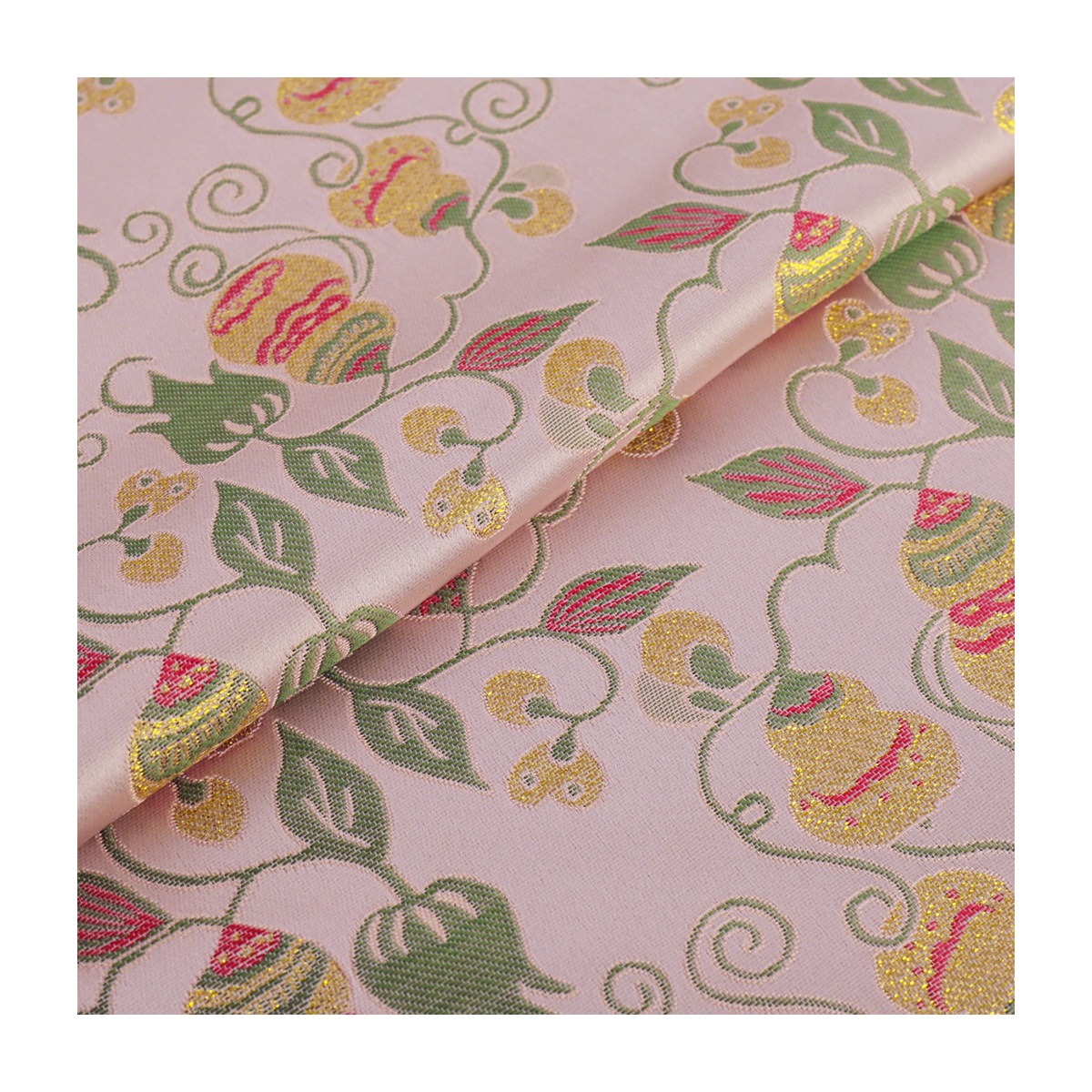 "FS178 Fu Lu Shuangquan" National Style Jacquard Imitation Song Brocade Fabric Comfortable Clothing Cloth Vest Jacket Jacket