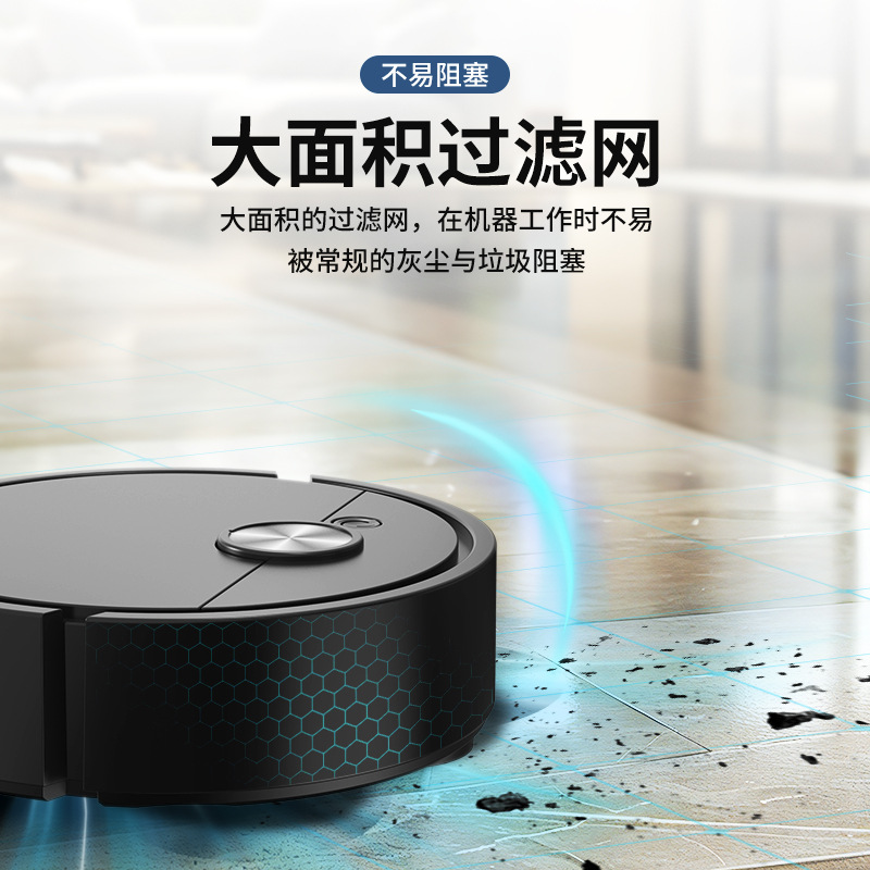 Cross-border foreign trade sweeping robot intelligent household charging suction sweep vacuum cleaner small household appliances gift wholesale