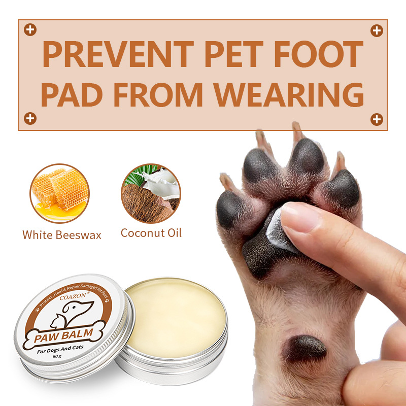 Cross-border in stock COAZON pet claw care cream cat and dog paw foot moisturizing Moisturizing Care Cream 60g