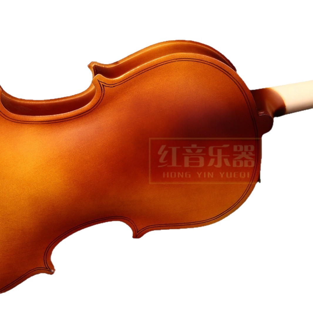 Red Sound Violin Handmade Quality Matte Color for Adults and Kidsren Beginners Grade Examination Musical Instrument Purely Handmade