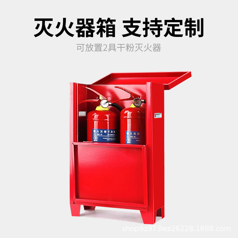 Fire Extinguisher Box Custom Fire Box Dry Powder Fire Extinguisher 4kg 5kg Two-Pack Thickeneded Fire Extinguisher Box Wholesale