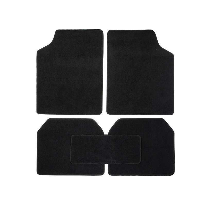 Car Floor Mats for General Models 5 Pieces In-Car Floor Mats Velvet Pvc Car Carpet Non-Slip Durable Car Blanket