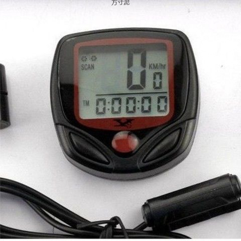 Bicycle Computer Cycling Mountain Bike Wired Chinese Speed Meter Odometer Foreign Trade Factory Supply Chain