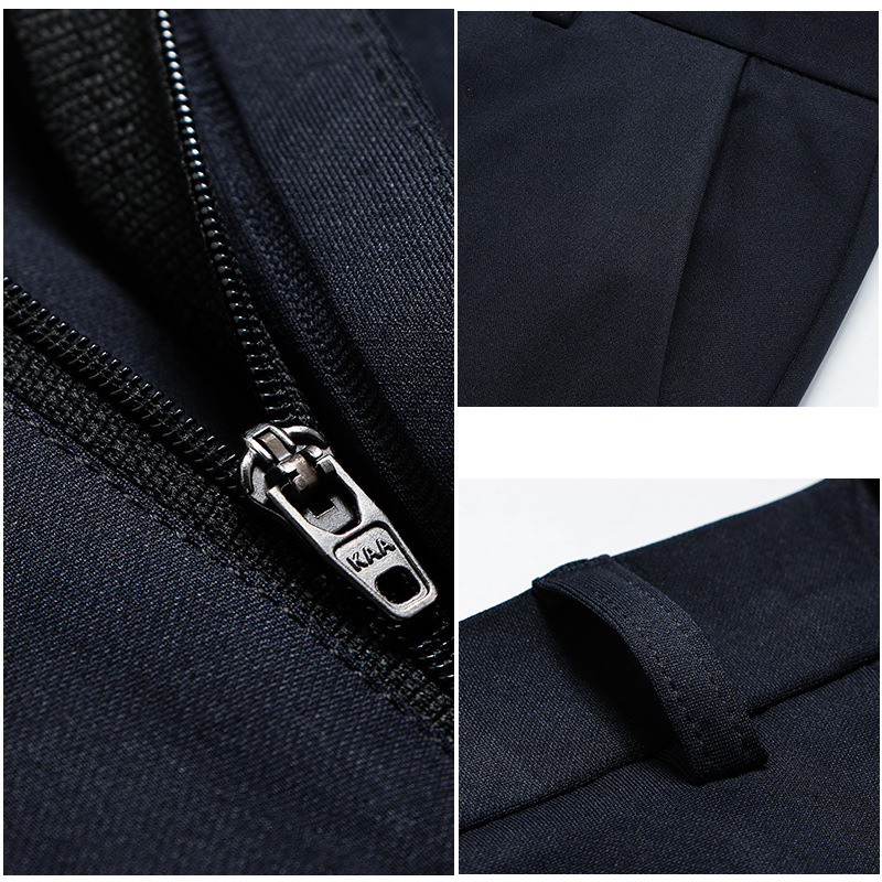 plus size Men's Pants Plus-sized Summer Thin Four Stretch Men's Casual Pants Straight Loose Business Pants