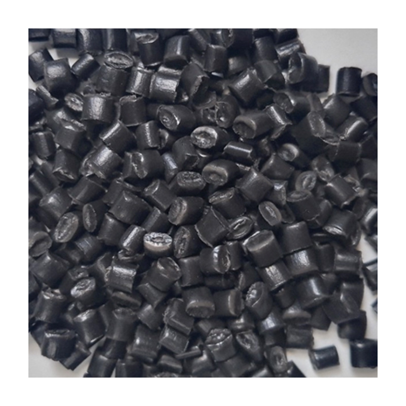 Pp Recycled Granules Injection Molding Grade Fiber-Reinforced Black Pp Recycled Material Polypropylene Granules for Inspection Wells and Rainwater Collectors