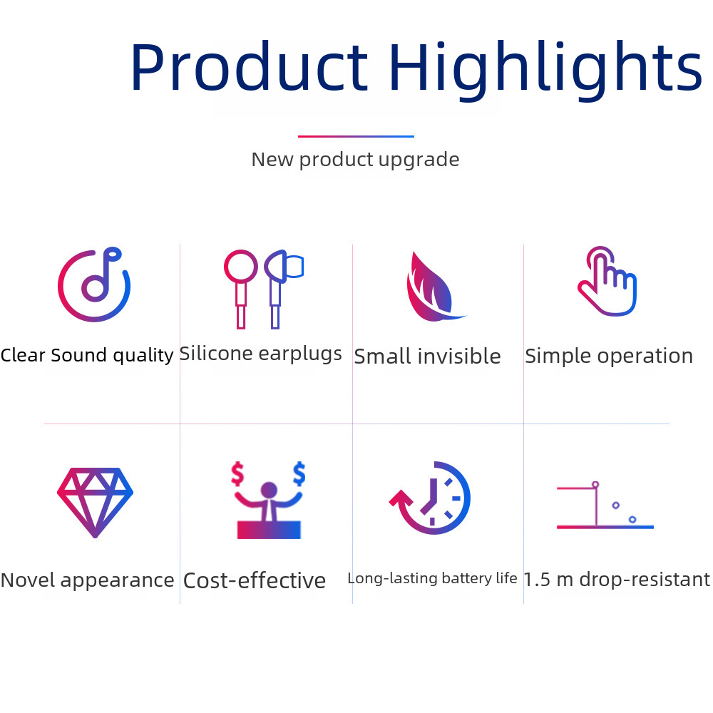 Cross-Border Battery Hearing Aids for the Elderly, In-Ear, Compact, Invisible, Red and Blue Models, Convenient In-Ear Hearing Aids