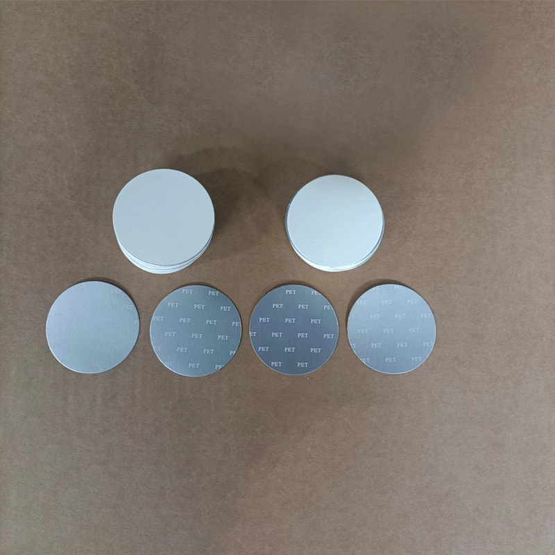 Aluminum foil gasket sealing film induction gasket chemical plastic beverage bottle self-adhesive pressure-sensitive gasket aluminum foil sealing film
