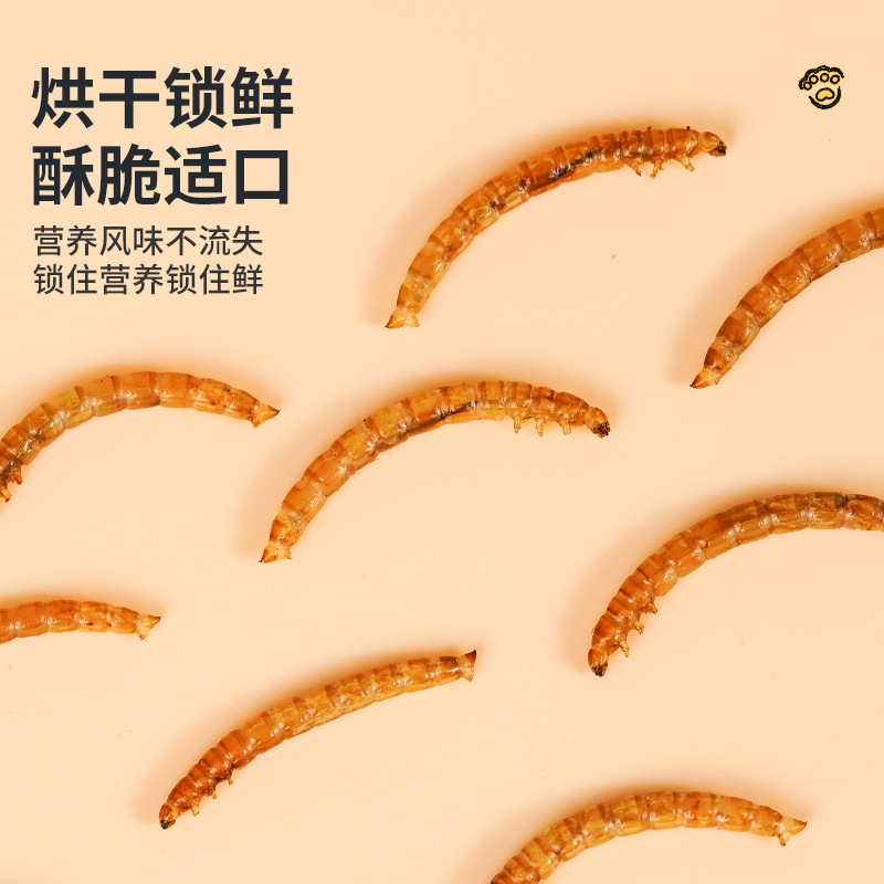 Pet Shang Tian Dried Mealworms Hamster Food Hamster Turtle Food Fish Food Hamster Food Dried Mealworms