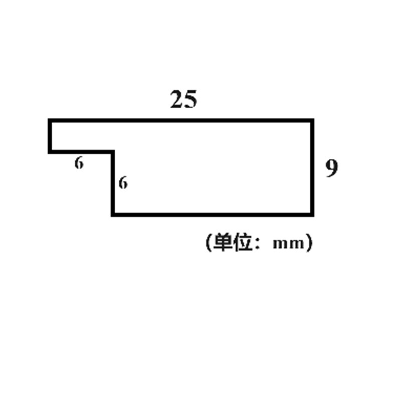 In-Stock Mdf Density Covered Lines Mirror Decorative Lines Desktop Art Display Wall Hanging Picture Frame Strips