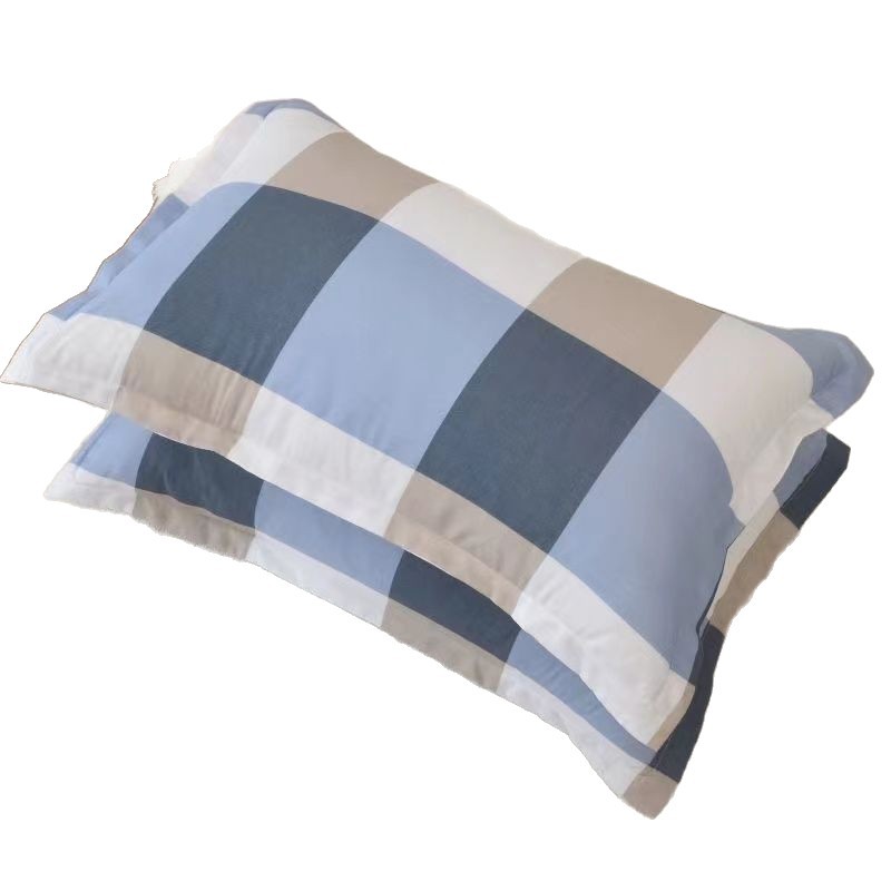 Pillow Core Student Dormitory Pair of Pillowcases Pure Cotton Removable and Washable Pillowcases Household High Pillow Cervical Spine Pillow