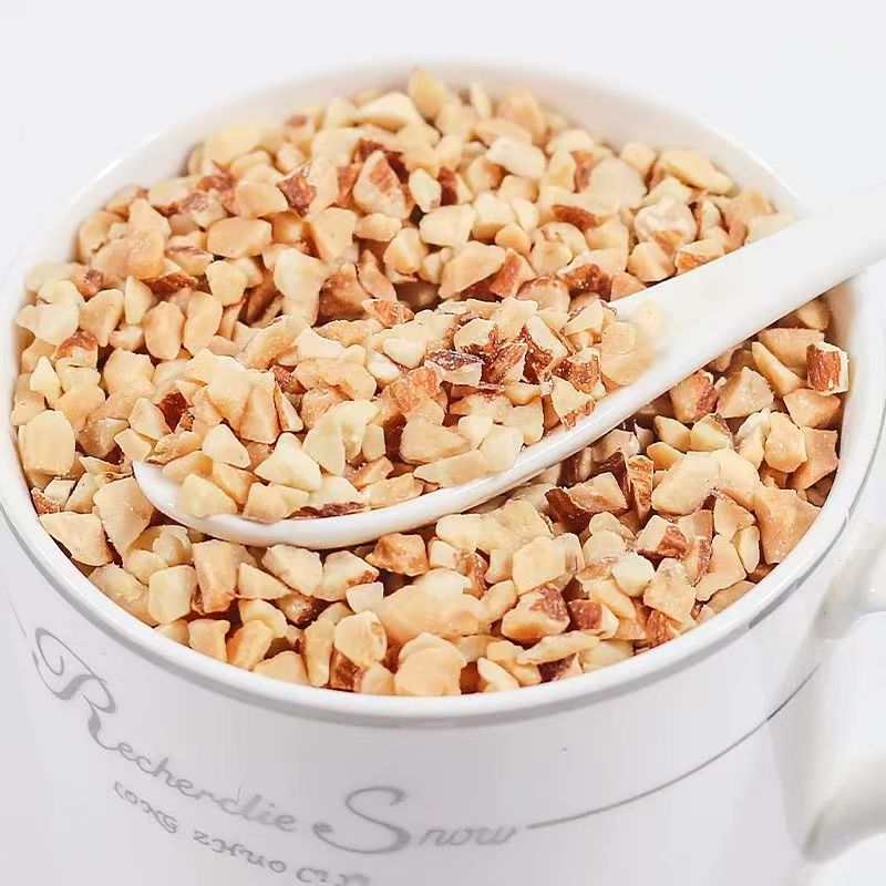New Original Flavor Almond Pieces, Crushed Almonds, Crushed Almonds, Baked Nut Pieces, Raw Materials, Commercial Wholesale Chocolate