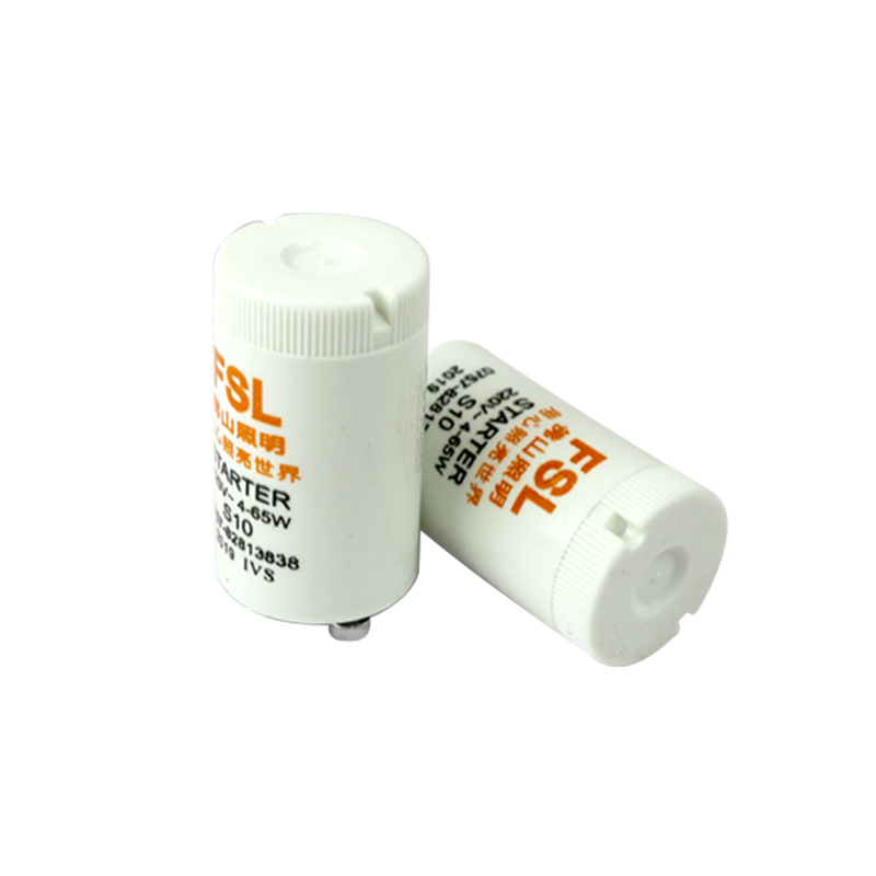 Foshan Lighting fluorescent tube starter 220V driver fluorescent lamp inductance starter 4~65ws10 lamp liner