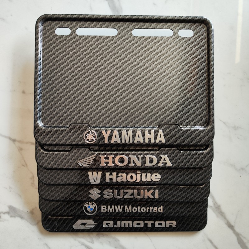 Philippines Motorcycle New Model License Plate Holder Advertising Sign Frame Car Dealership License Plate Bracket Modification Wholesale Customization