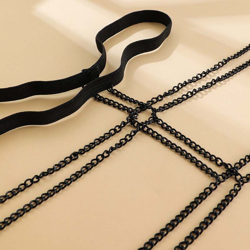 Europe and the United States cross-border jewelry sweet cool casual rhinestone beach leg chain stretch chain sexy leg chain women