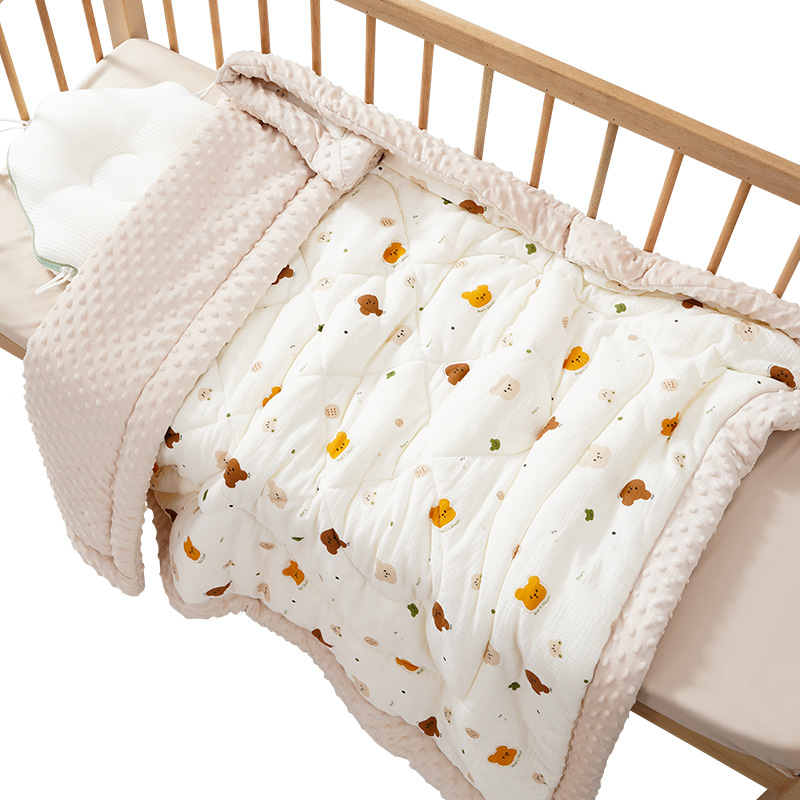 Children's Beanie Quilt, Class a Maternal and Infant Grade, Kindergarten Student Nap, Newborn Baby Special Small Quilt, Thickeneded in Winter