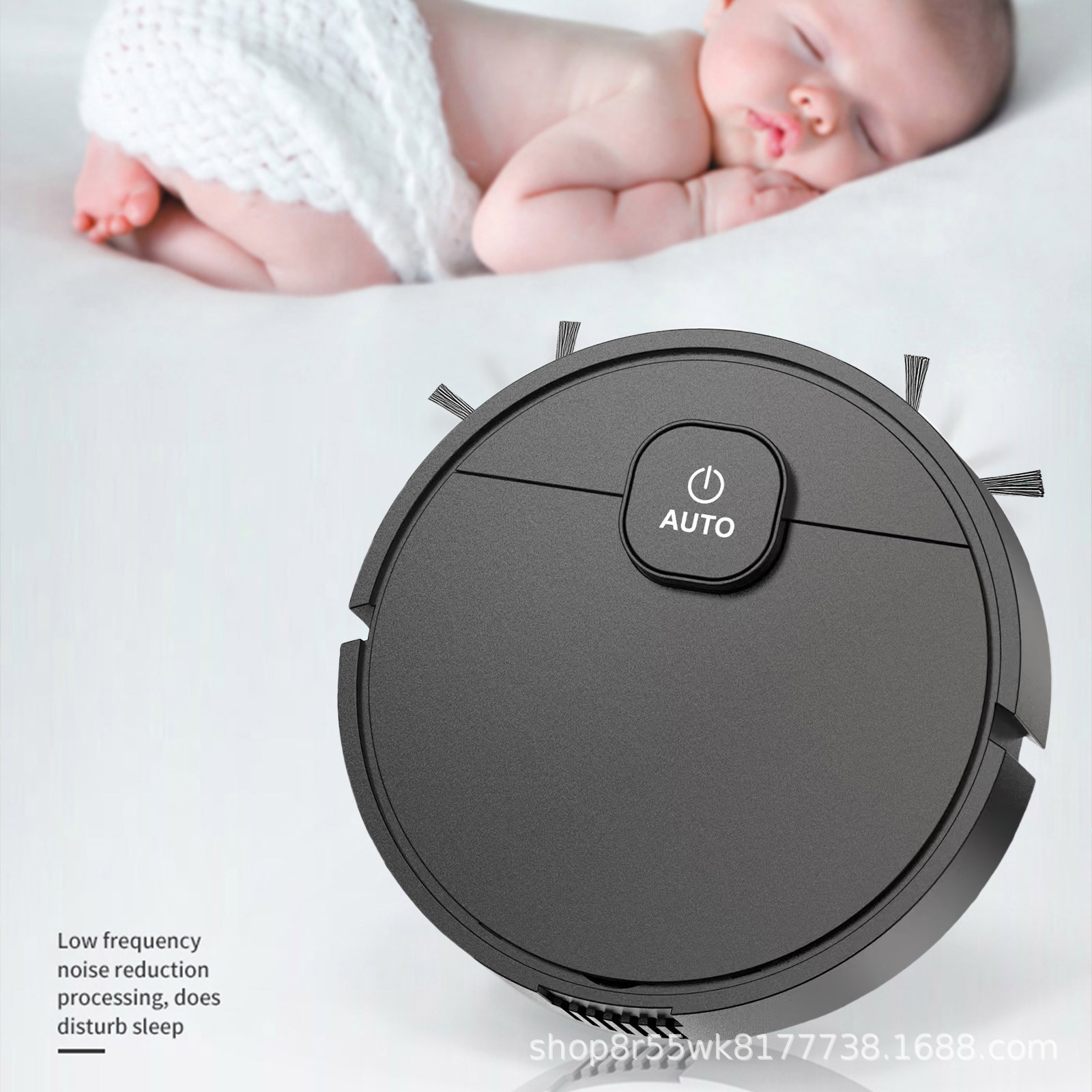 Cross-border sweeping robot creative mini smart vacuum cleaner household charging automatic suction sweep drag wholesale