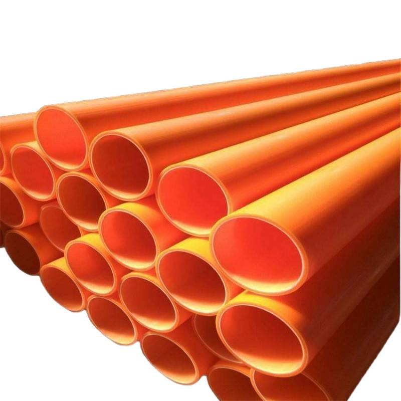 Hdpe Communication Pipe Dn160*5.5Mm White Pe Power Pipe New Material Non-Excavation Hdpe Three-Layer Silent Pipe