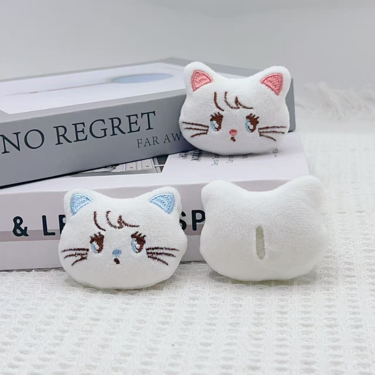 Cute Japanese Style Bangs Cat Cartoon Plush Animal DIY Accessories Decorative Accessories Hats Clothing Accessories Socks Hairpins