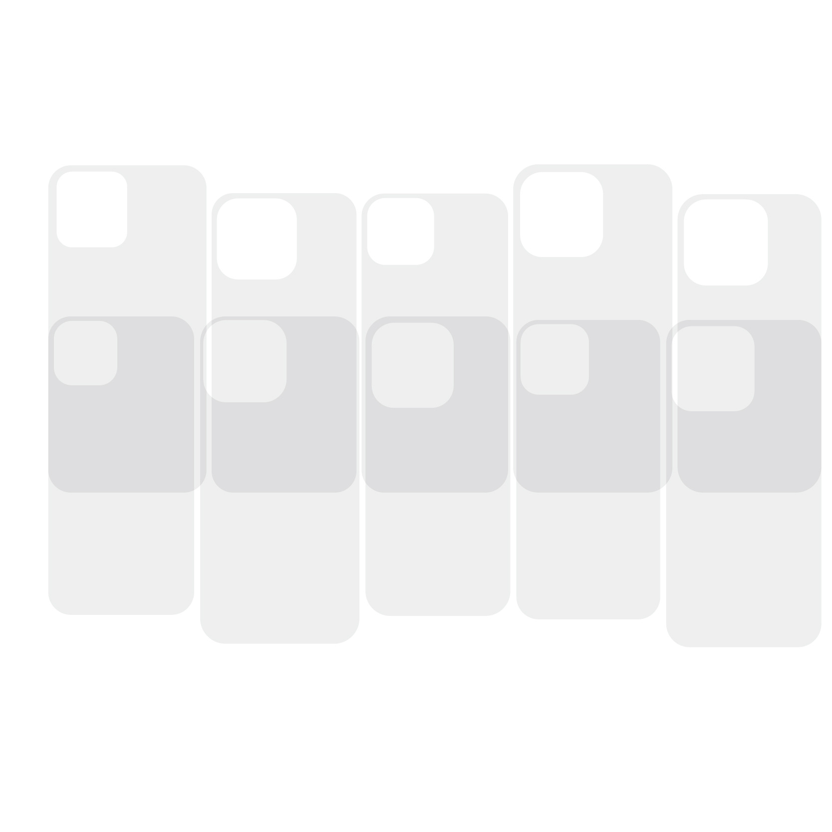 Suitable for Apple Phone Case Back Card iPhone 15 Double-Sided Transparent Card Paper 14/15 DIY Card Film Ins Style