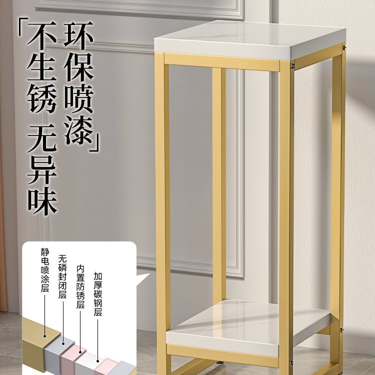 Wholesale Flower Rack Storage Rack Living Room Floor-Standing Flower Rack Flower Pot Bracket Outdoor Iron Shelf Balcony Plant Exhibition