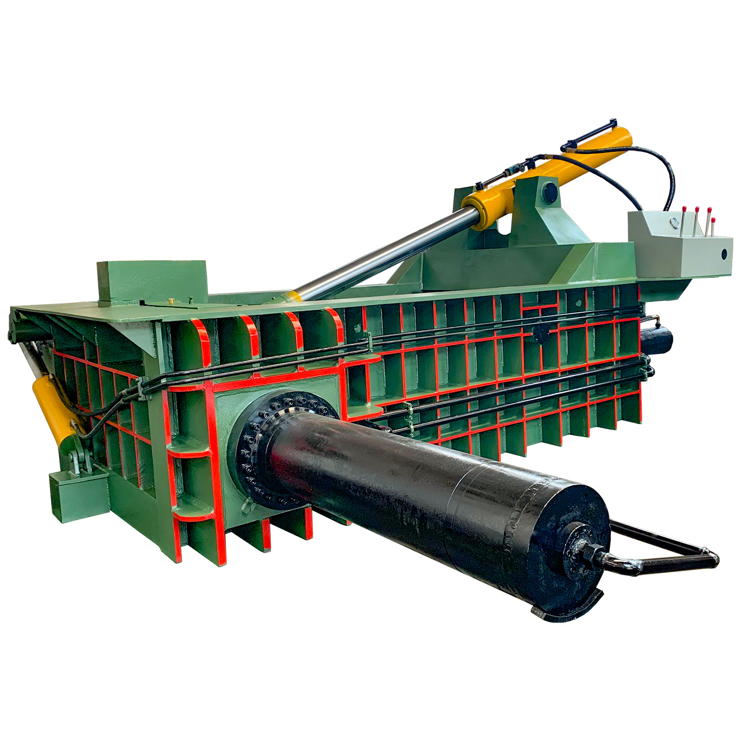 Horizontal Scrap Metal Can Iron Barrel Pressing Machine Octagonal Baling Cold Rolled Sheet Circuit Board Pressing Machine