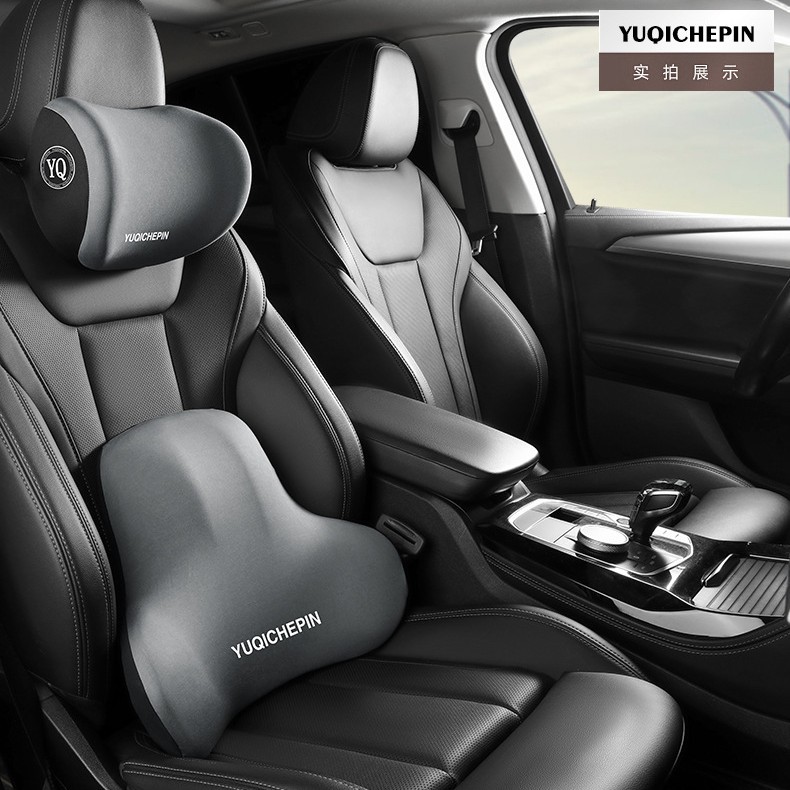 Factory Direct Car Headrest Cervical Neck Pillow Car Pillow Seat Head Pillow Waist Cushion Back Cushion