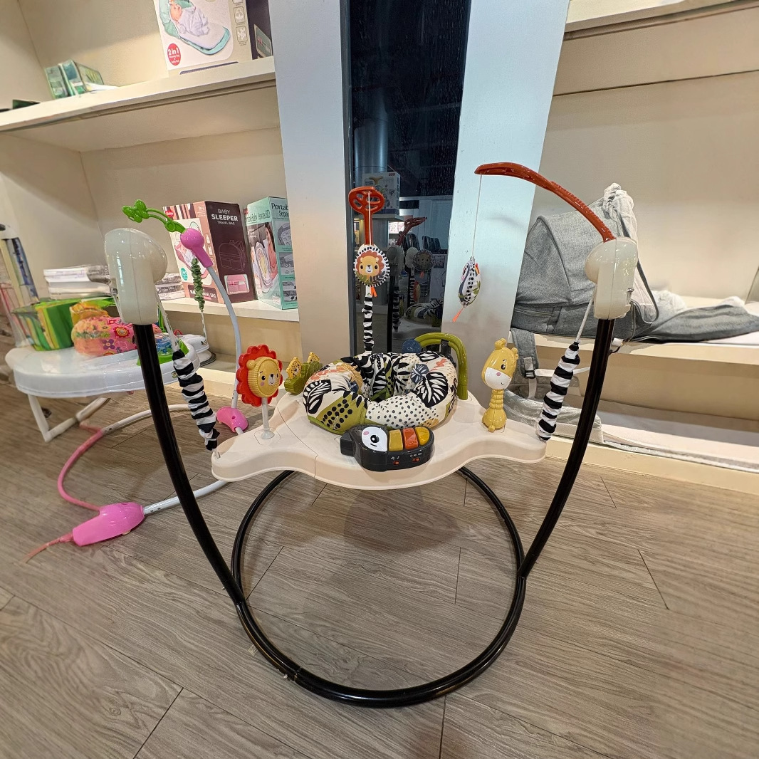 Многофункциональная качалка для малышей, складной качающийся стул с музыкой