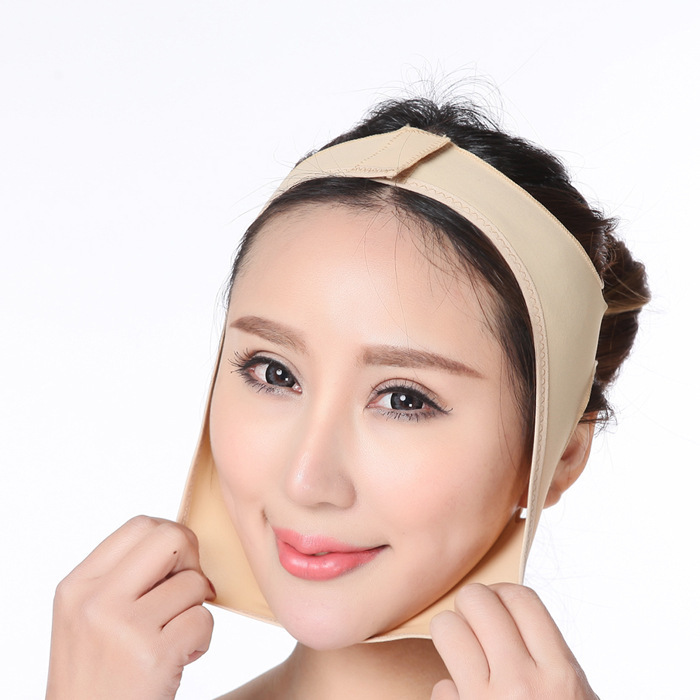 Breathable V-Face Bandage Sleep Small V-Face Mask Facial Massage Instrument Small Face Instrument Tool Face Sculpting V-Face Artifact Brand