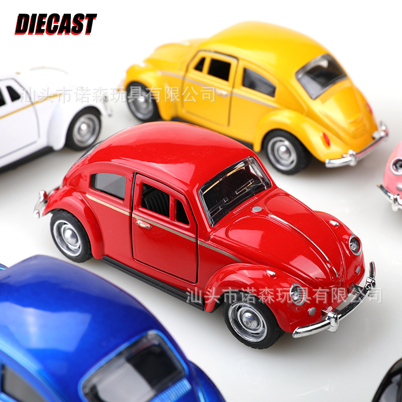 Трансграничный легкосплавный ретро классический автомобиль классическая модель игрушки для детей искусственные украшения для машин Temu дропшиппинг
