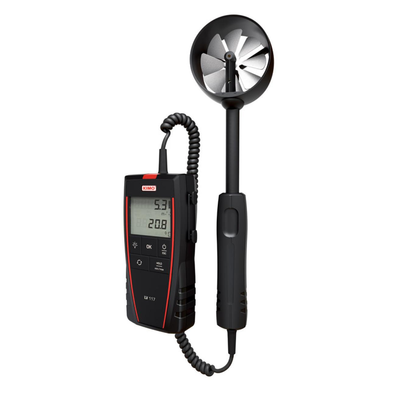 French Kimo Kaimao Lv 111-117-110 Series Portable Impeller Anemometer