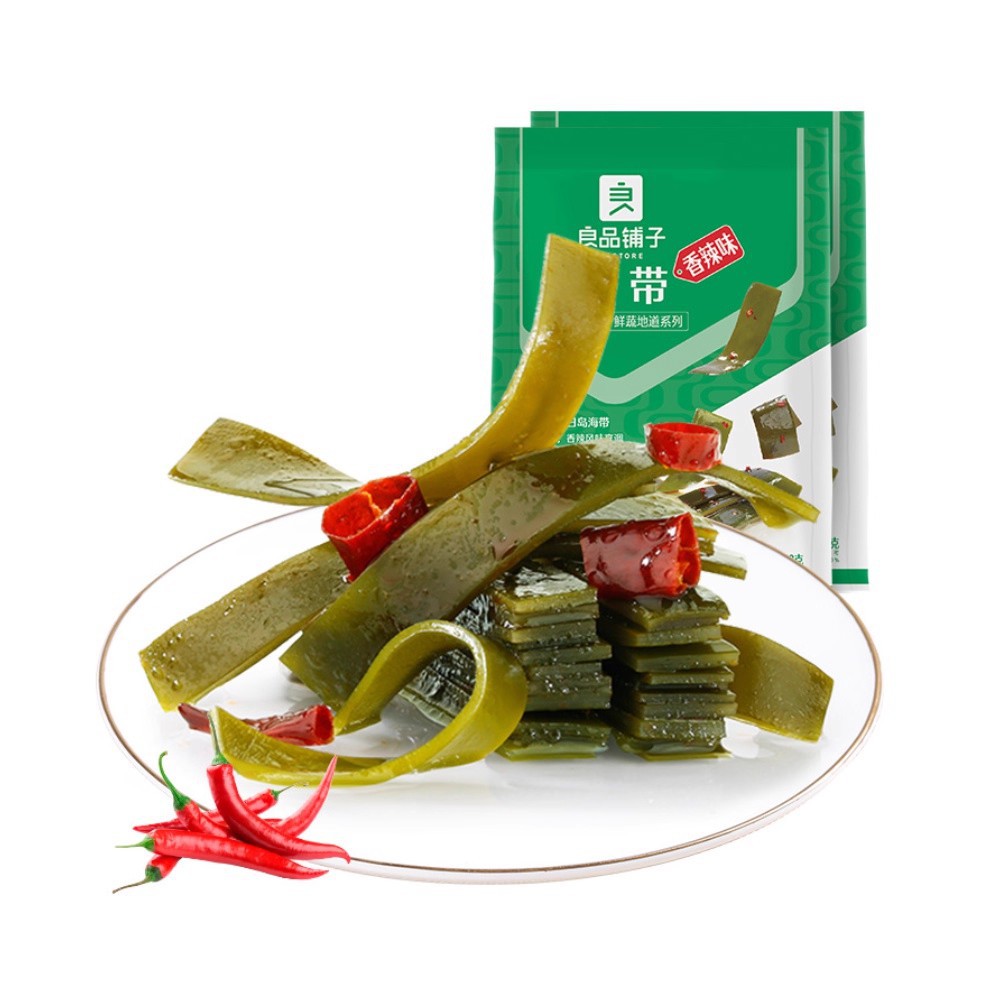 Bestore Kelp 218g Low Sugar Food Spicy Open Bag Ready-To-Eat Snacks Independent Small Package Snacks