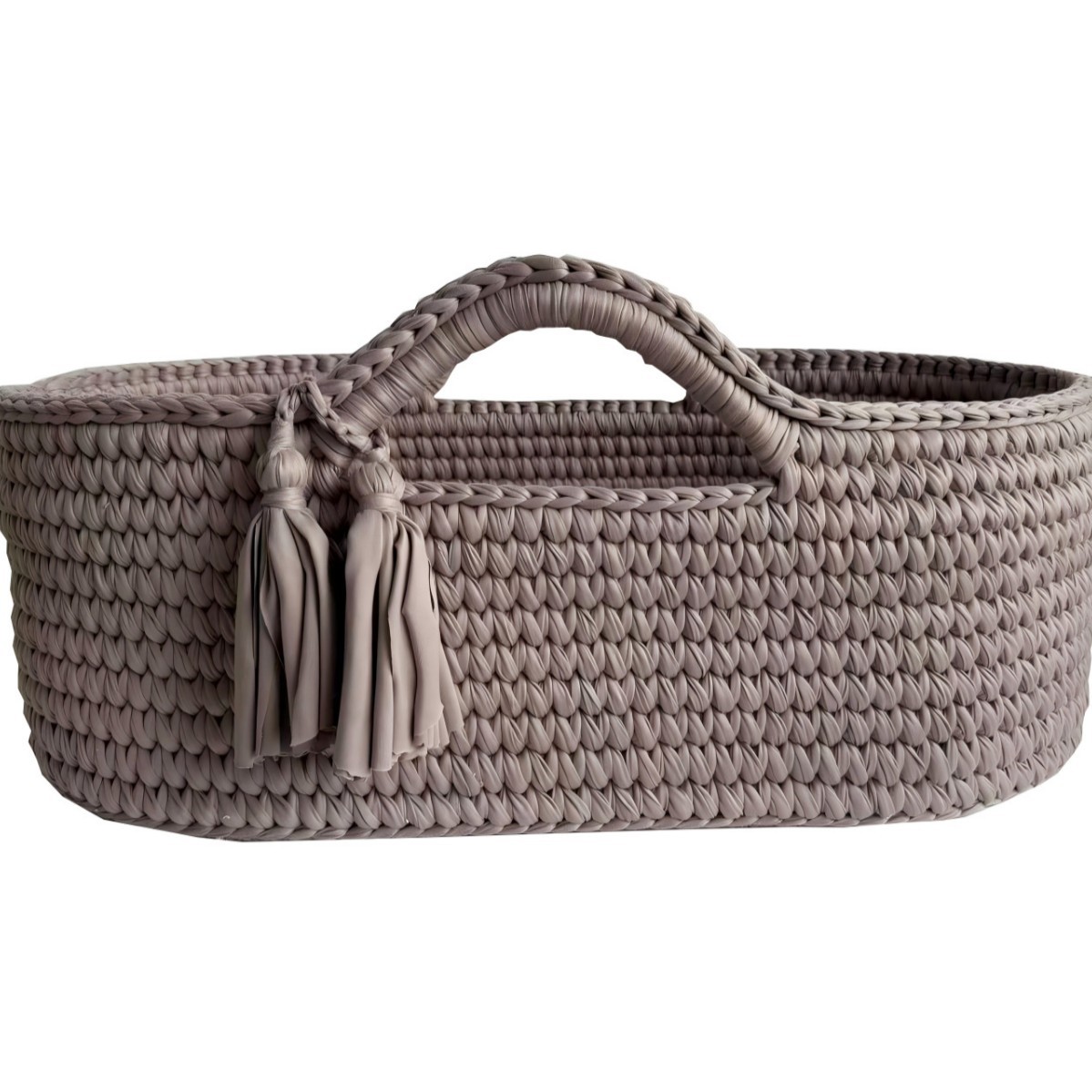 Diaper Table Crochet Knitted Baby Basket Portable Car-Mounted Baby Bed Newborn Sleeping Basket Diaper Basket