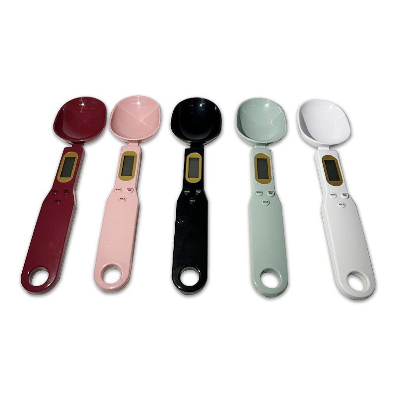 Cross-Border Manufacturer Wholesale Handheld Large Spoon Food Scale Mini Electronic Scale Special Kitchen Weighing Spoon Electronic