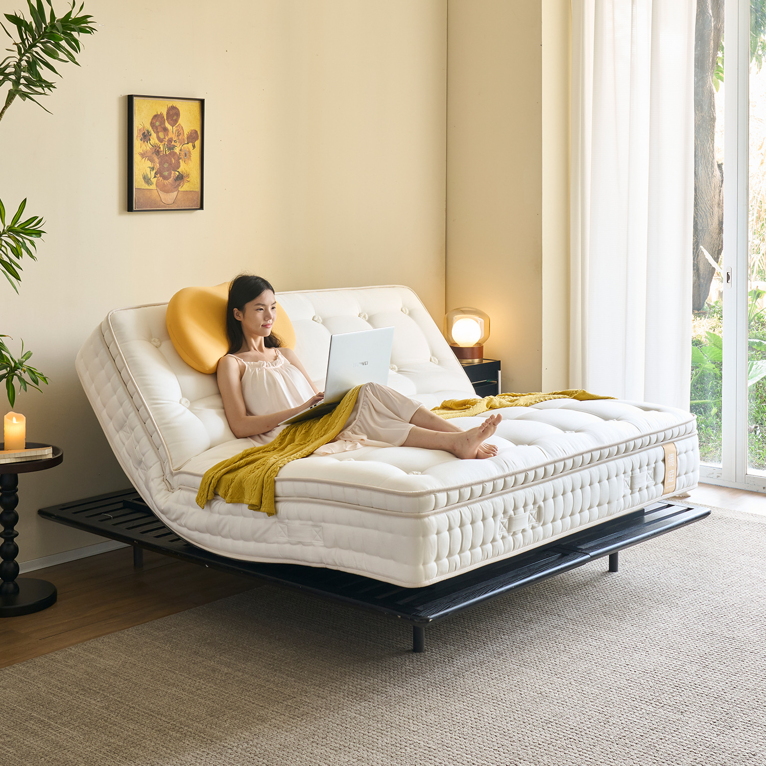 De Ting Horsehair Handmade Smart Electric Mattress for Home Use, Soft Adjustable Bed, Dream Come True Simmons Mattress