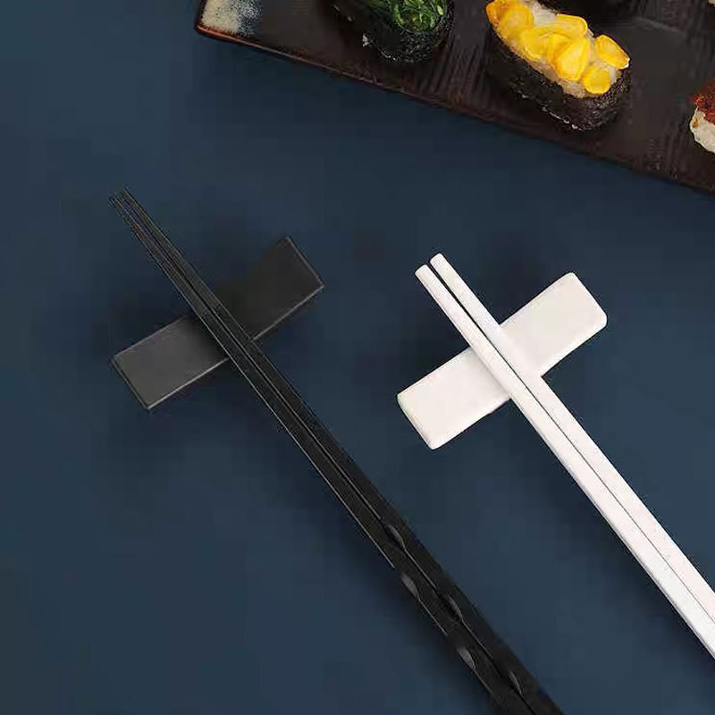Черный подставка для палочек для еды, креативная, для ресторана, гостиницы, коммерческая посуда, двойного назначения, многофункциональная подставка для ложек, подставка для кистей