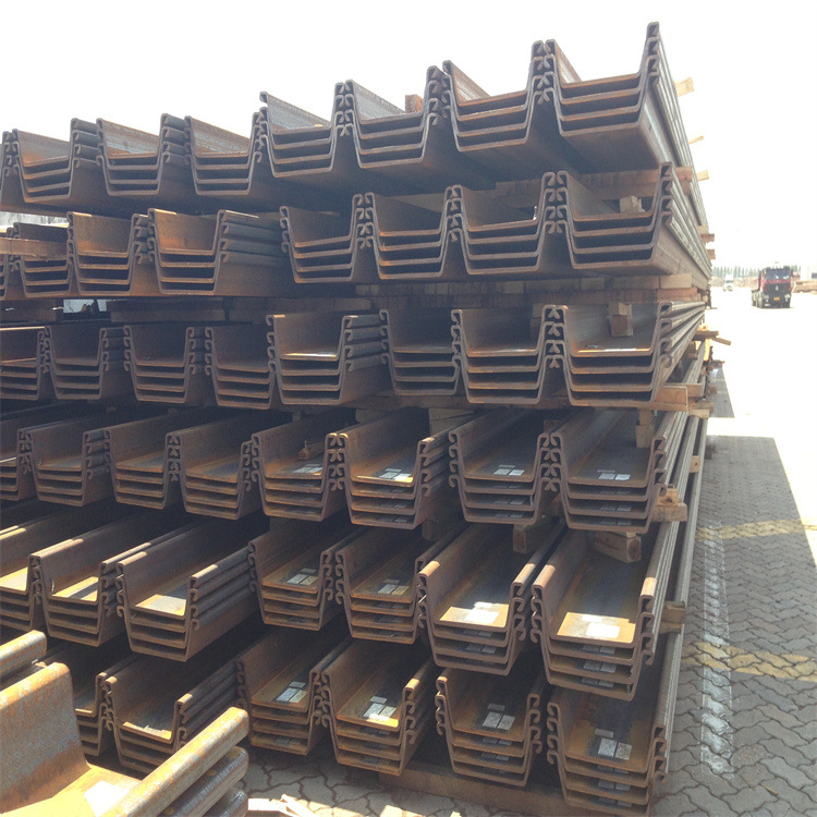 Tianjin Wholesale Jinxi Hot-Rolled Larsen Steel Sheet Pile Construction Site Construction Water-Stop Embankment Cold-Bent Piling Steel Sheet Pile