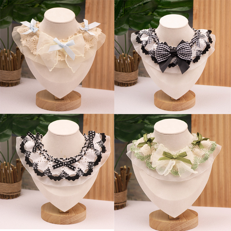 Dog Saliva Scarf, Cat Scarf, Small Size Dogs Teddy Bichon, Cute Lace Princess Cat Scarf, Pet Supplies