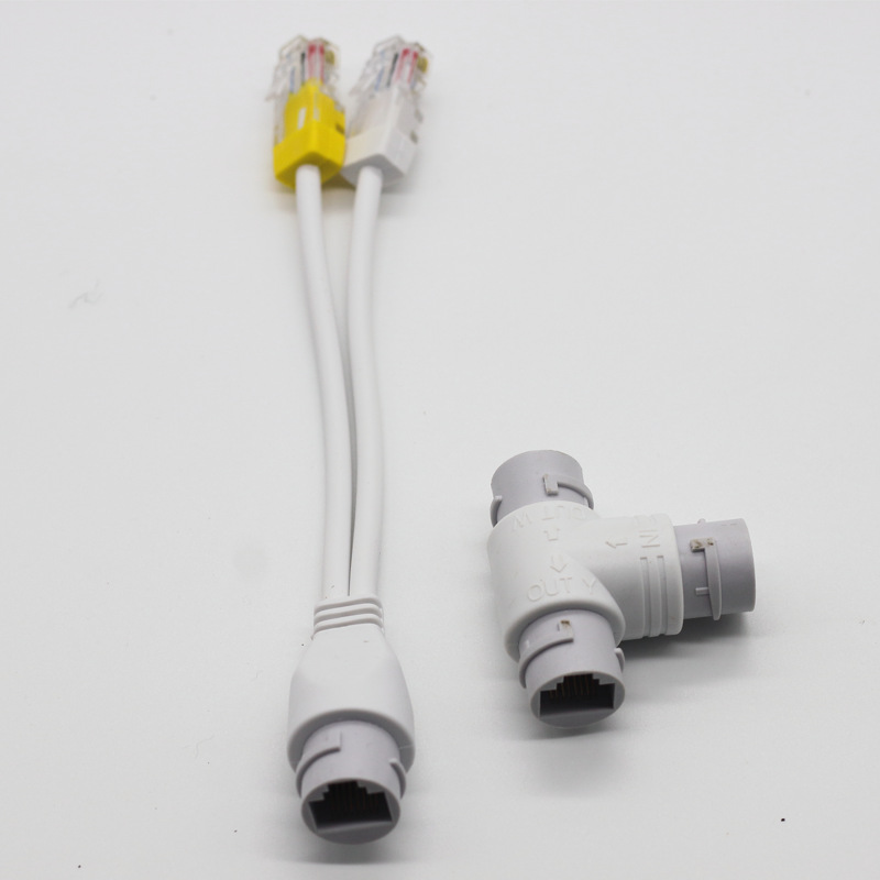 1 Point 2Poe Splitter Network Splitter One Point Two Simplifies Deployment Wiring Network Cable to Connect 2 Devices at the Same Time