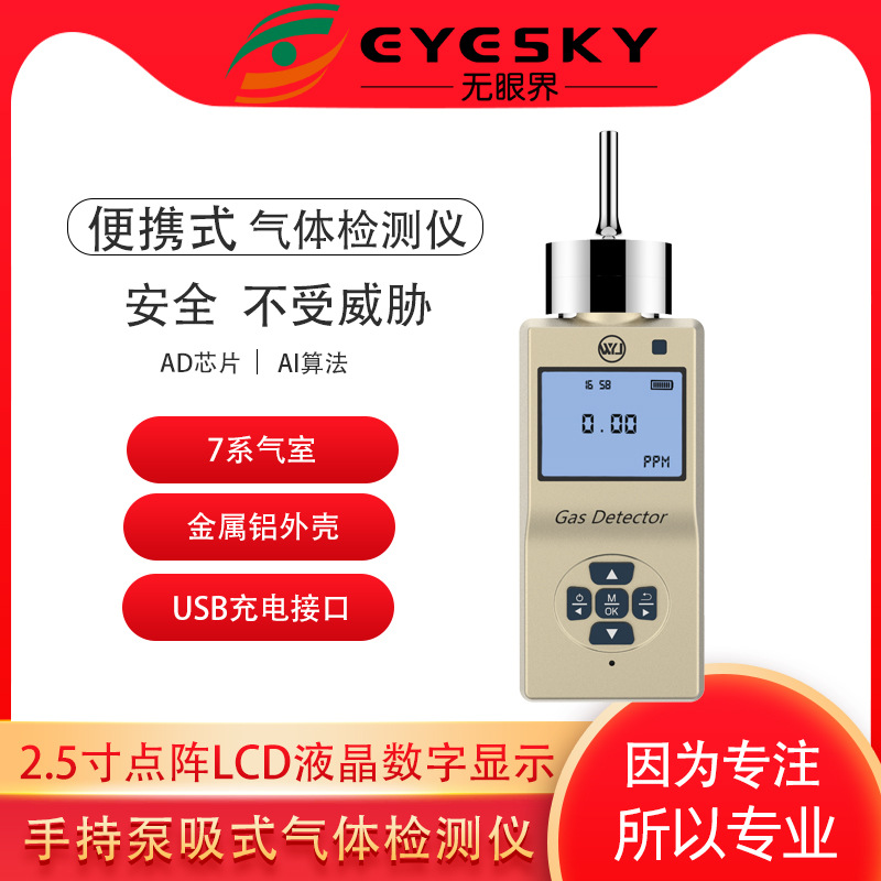 Flammable and Explosive Gas Hydrogen Alarm Es20B-H2 Hydrogen Concentration Leak Detection