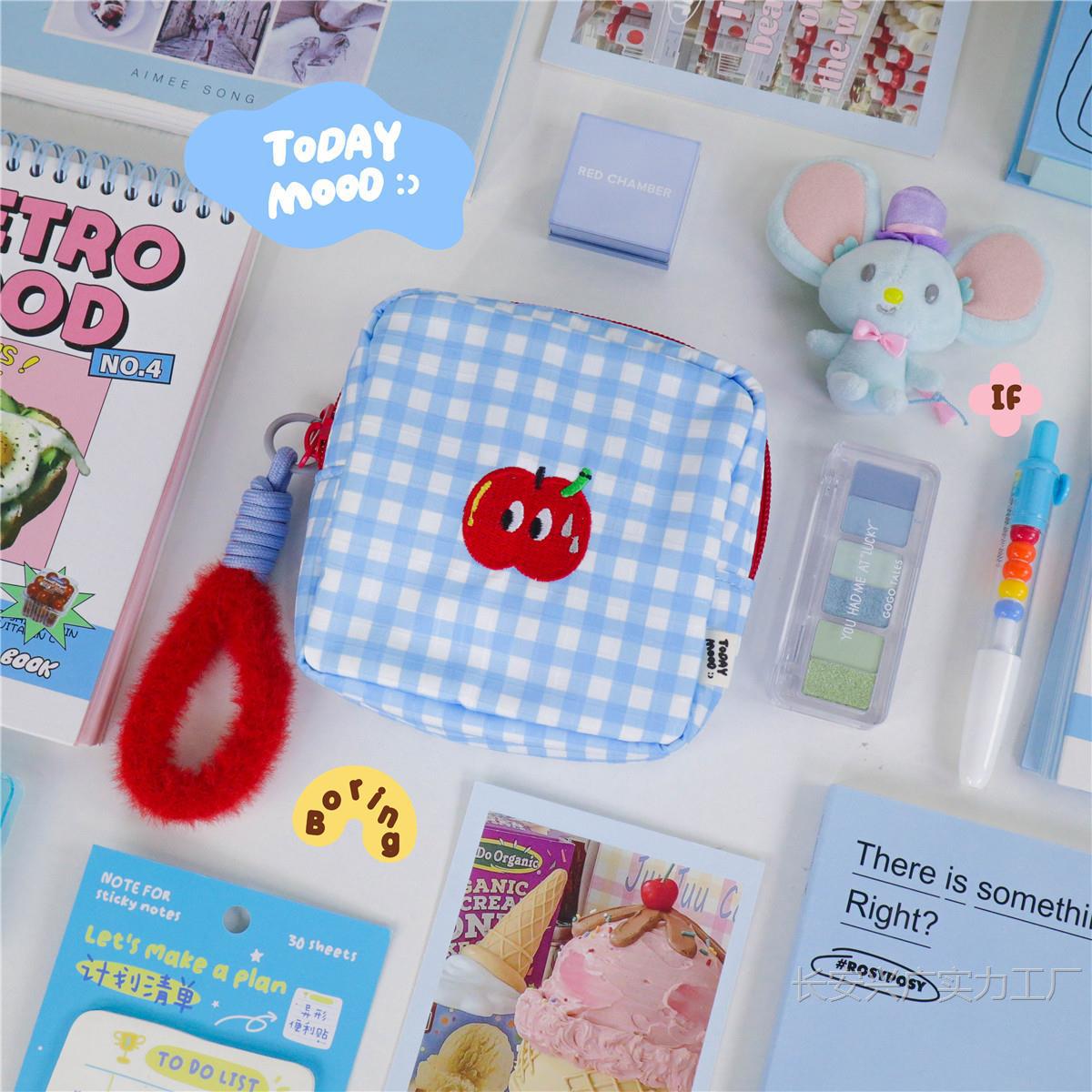 Today's Mood Waterproof Sanitary Napkin Storage Bag Large Capacity Portable High-Value Aunt Napkin Portable Bag Small