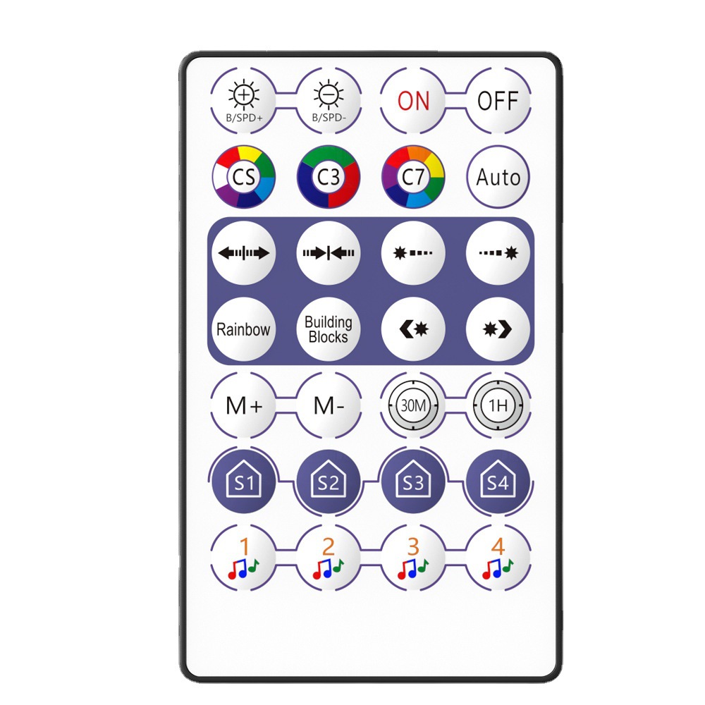 5V-24V magic color light with controller Bluetooth APP control a variety of horse racing/music/timing custom mode