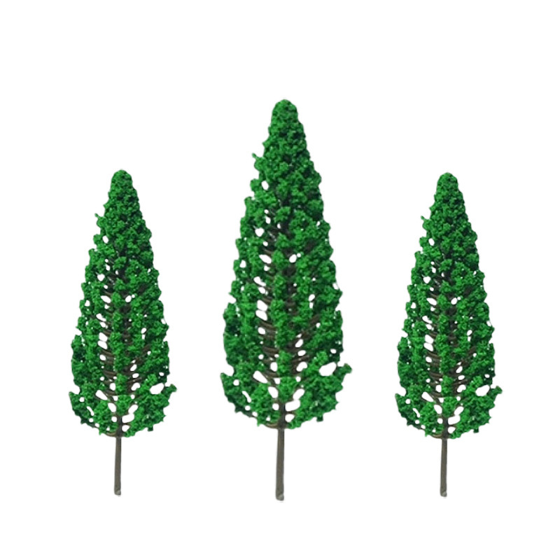 Building Model Train Sand-table Material Simulation Model Tree Mini Plastic Green Pine Tree Micro Landscape DIY Material