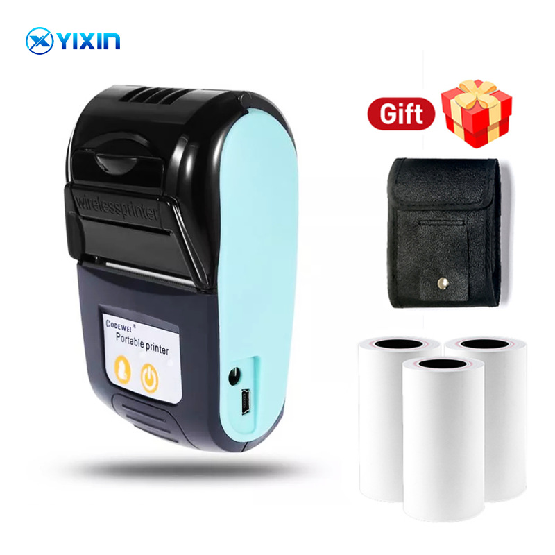 Factory Direct Sales Thermal Printer 58mm Handheld Portable Meituan Handheld Bluetooth Takeaway Receipt Printer